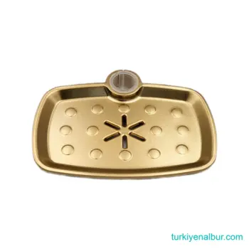 Valtemo VS 186 Sarı (Gold) Duş Seti Sabunluğu