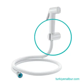 Valtemo VS 191 Beyaz Shut Off Fıskiye Tutma Aparatı - Kelepçe