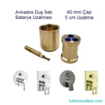 Valtemo Ankastre Duş Seti Batarya Uzatması - 40mm 5cm