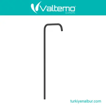 Valtemo VS 464 Siyah Tepe Duş Seti Profil Borusu