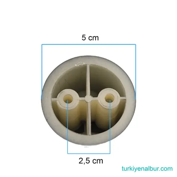 Yağmurlama, Robot, Tepe Duş Seti Montaj Kelepçesi (Aparatı) Ölçüsü, Boyutu - Vida Delikleri Arası Mesafe