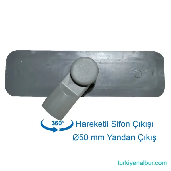 20 cm Duş Kanalı, 360 Dönerli Sifon Çıkışı - Romena RM-6020