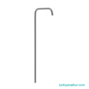 Art Gray Antrasit Duş Seti Borusu - Valtemo VS-467