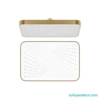 Gold Dikdörtgen Tepe Duş Seti Başlığı