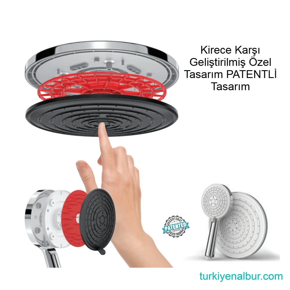 otomatik-kirec-kiricili-dus-basliklari-vs-7623 Otomatik Kireç Kırıcılı (Temizleyicili) Duş Başlıkları