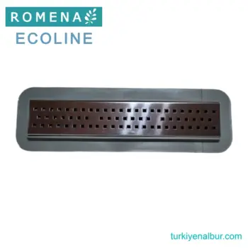 Romena 20cm Krom Linear Duş Kanalı