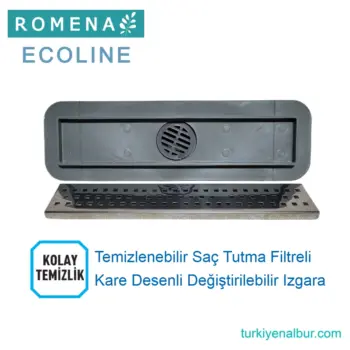 Temizlenebilir Filitreli Duş Kanalı - Romena RM-6020