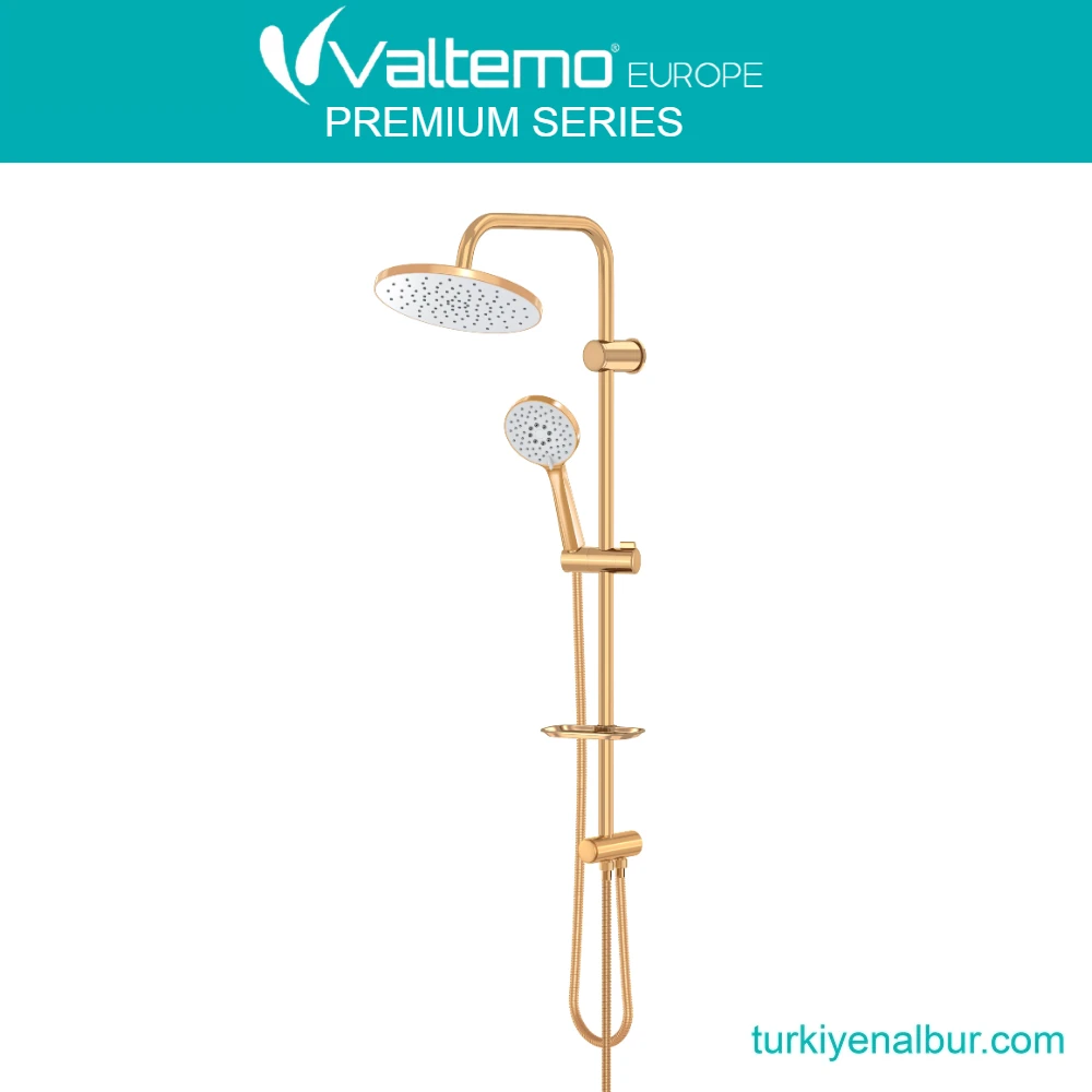 valtemo-mat-gold-yagmurlama-tepe-dus-seti-vs-2433 Valtemo Mat Gold Yağmurlama Tepe Duş Seti