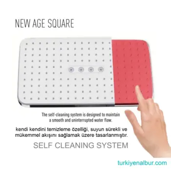 Valtemo Selfio Cleaning Tepe Duş Başlığı VS-2905