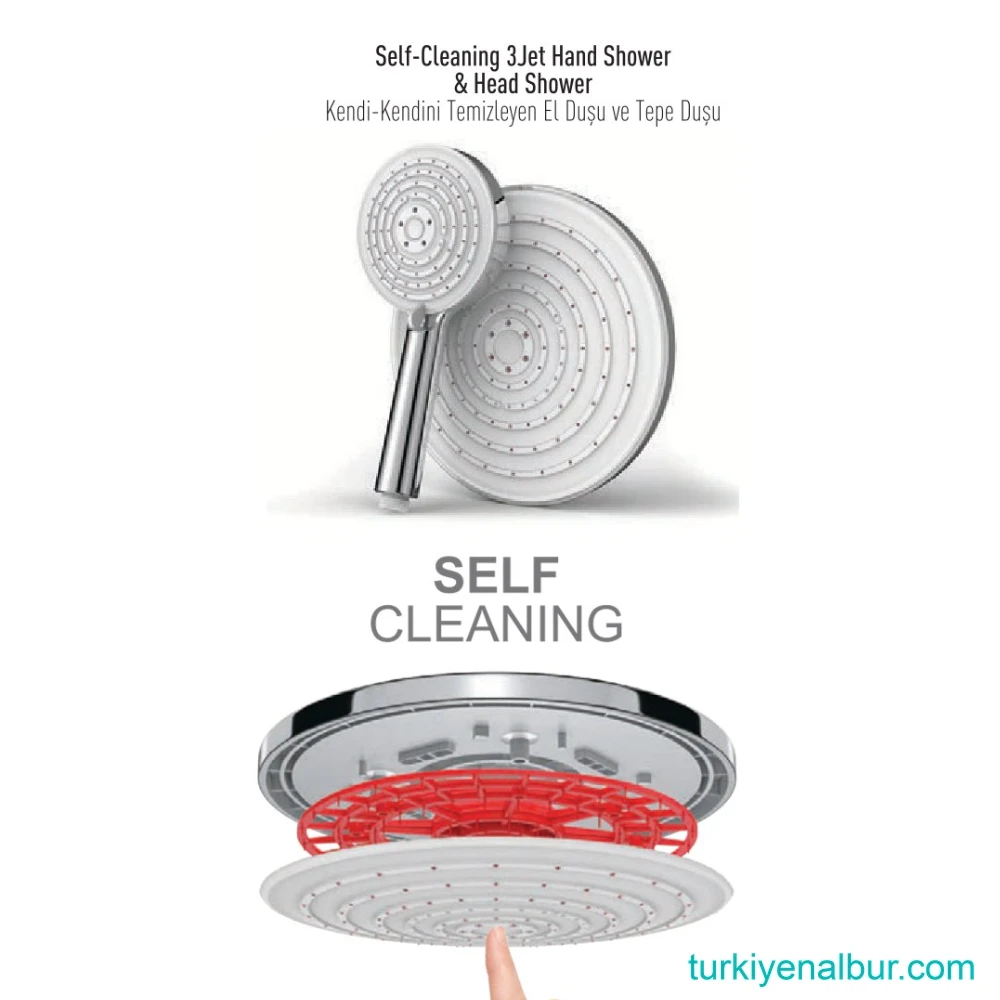 valtemo-selfio-dus-basliklari-krom-beyaz-vs-7623 Valtemo Selfio Krom Beyaz Duş Başlıkları