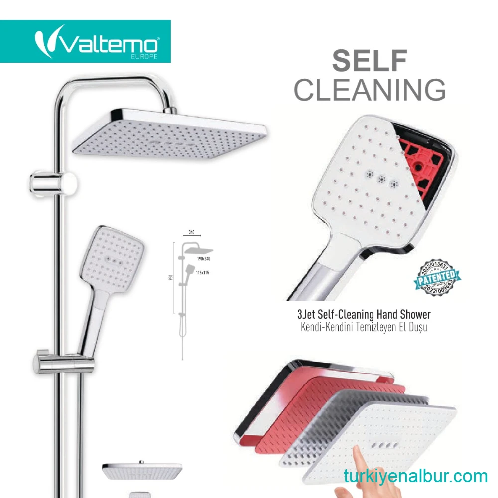 valtemo-selfio-el-dusu-seti-kare-tasarim-krom-beyaz-vs-7622 Valtemo Selfio Kare Tasarım Krom Beyaz El Duşu Setinin Çalışma Mantığı