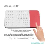 Valtemo Selfio VS-9985 Diktörtgen Model Kireç Kırıcılı Tepe Duş Başlığı