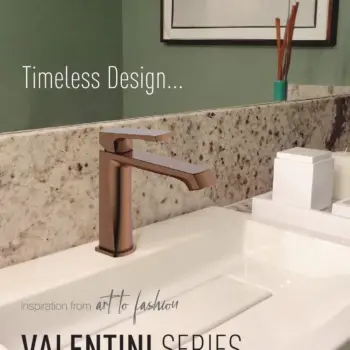 Valtemo Valentini Seri Bronz Lavabo Batarya Modeli Görseli