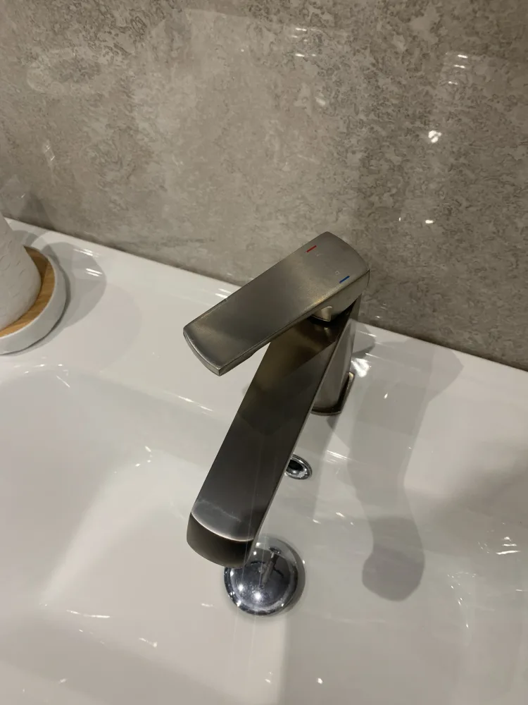 Valtemo Valentini Brushed Nickel Lavabo Bataryası Ayarlanabilir Perlatörlü  (VM-2401) müşteri fotoğrafı