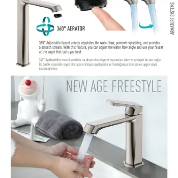 Valtemo Valentini Oynar Başlıklı Açı Ayarlı Perlatörlü Batarya Modeli Gerçek Kullanım Görseli