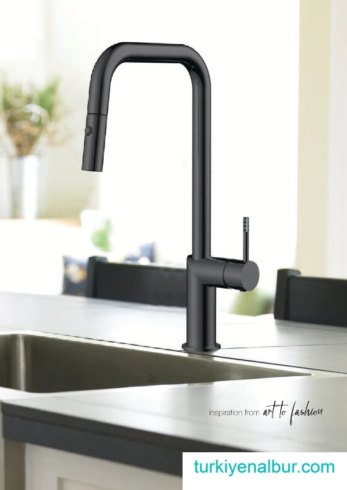 valtemo-vario-pull-out-kitchen-mixer- Valtemo Vario Pull Out Kİtchen Mixer (Çekilebilir Hortumlu Mutfak Bataryası)