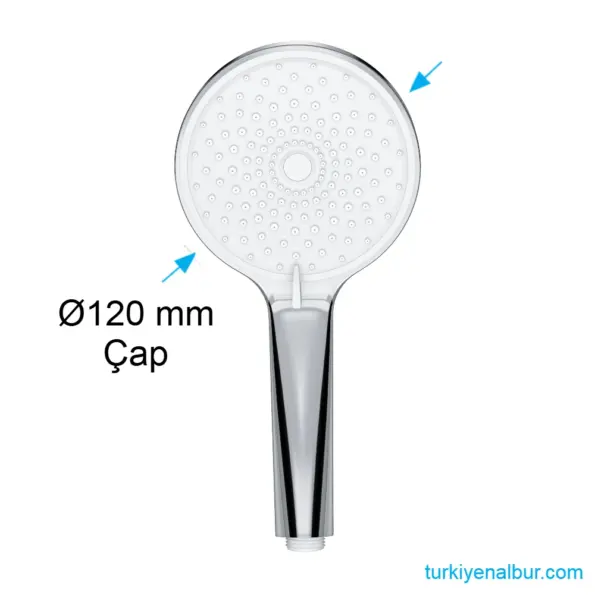 Valtemo Venotto Krom El Duşu Seti NeoFlex PVC Patlamaz Hortumlu (VS-7614) 26 Valtemo Venotto VS-7614 Ölçü Boyut Görseli