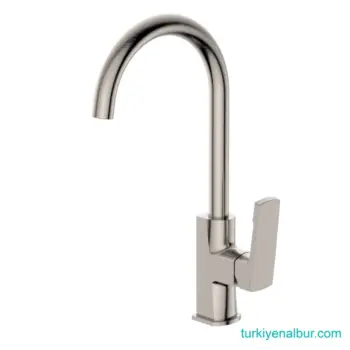 Valtemo VM-2421 Valentini Brushed Nickel Mutfak Eviye Bataryası