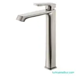 Valtemo Valentini Brushed Nickel Çanak Lavabo Bataryası (Uzun) (VM-2431) 23 valtemo-vm-2431-valentini-uzun-brushed-nickel-canak-lavabo-bataryasi