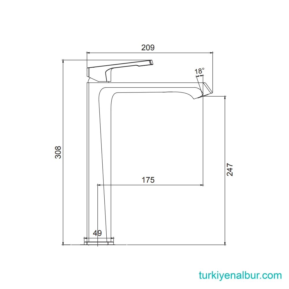 valtemo-vm-2431-valentini-uzun-canak-lavabo-bataryasi-olculeri-boyutu Valtemo VM-2431 Valentini Uzun Çanak Lavabo Bataryası Ölçüleri ve Boyutları Görseli