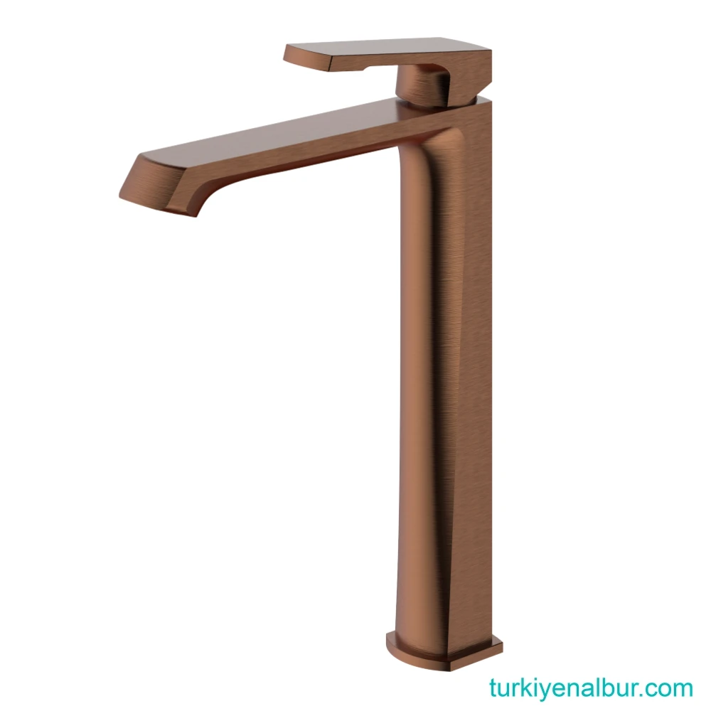 valtemo-vm-2432-brushed-bronze-uzun-canak-lavabo-bataryasi Valtemo VM-2432 Brushed Bronze Uzun Çanak Lavabo Bataryası
