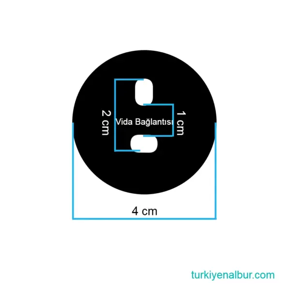 Valtemo VS-304 Yönlendirici Duvara Bağlantı Montaj Ölçüleri