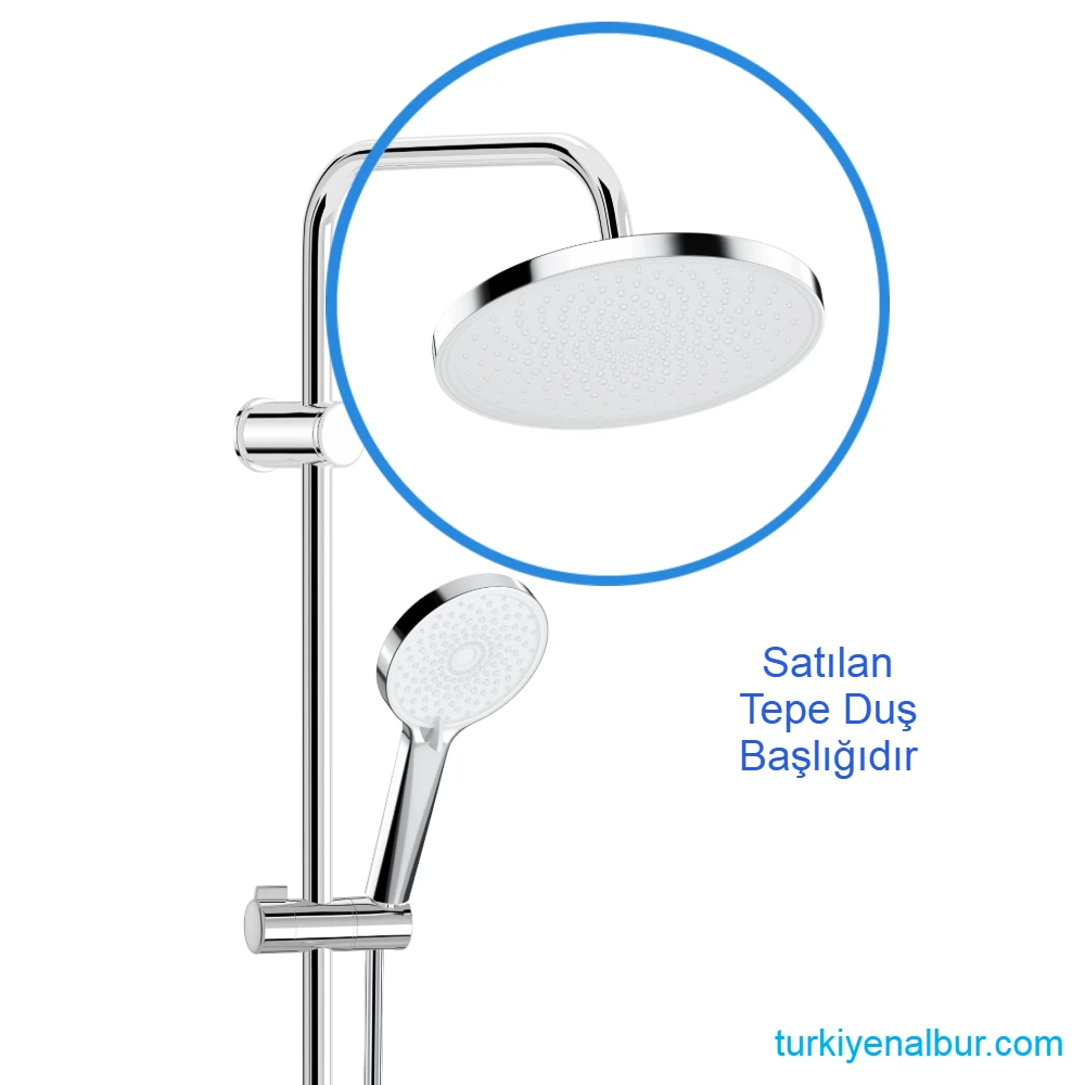 venotto-tepe-dus-basligi-dus-setinde-gorunumu-vs-9495 Valtemo Venotto Tepe Duş Başlığının Duş Setinde Görünümü