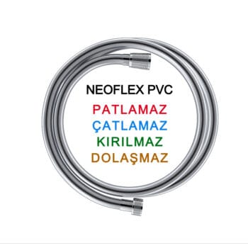 Patlamaz, Çatlamaz, Kırılmaz ve Dolaşmaz Duş Hortumu