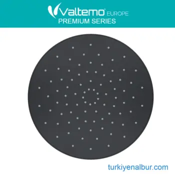 Valtemo Grando VS-9402 Siyah Tepe Duş Başlığı