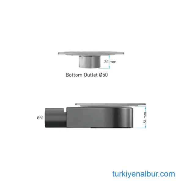 Valtemo Inox Yer Süzgeci Ölçüleri ve Boyut Bilgileri