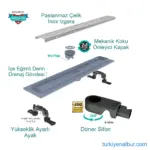 valtemo-starline-base-50-cm-lineer-cizgi-desenli-dus-kanali