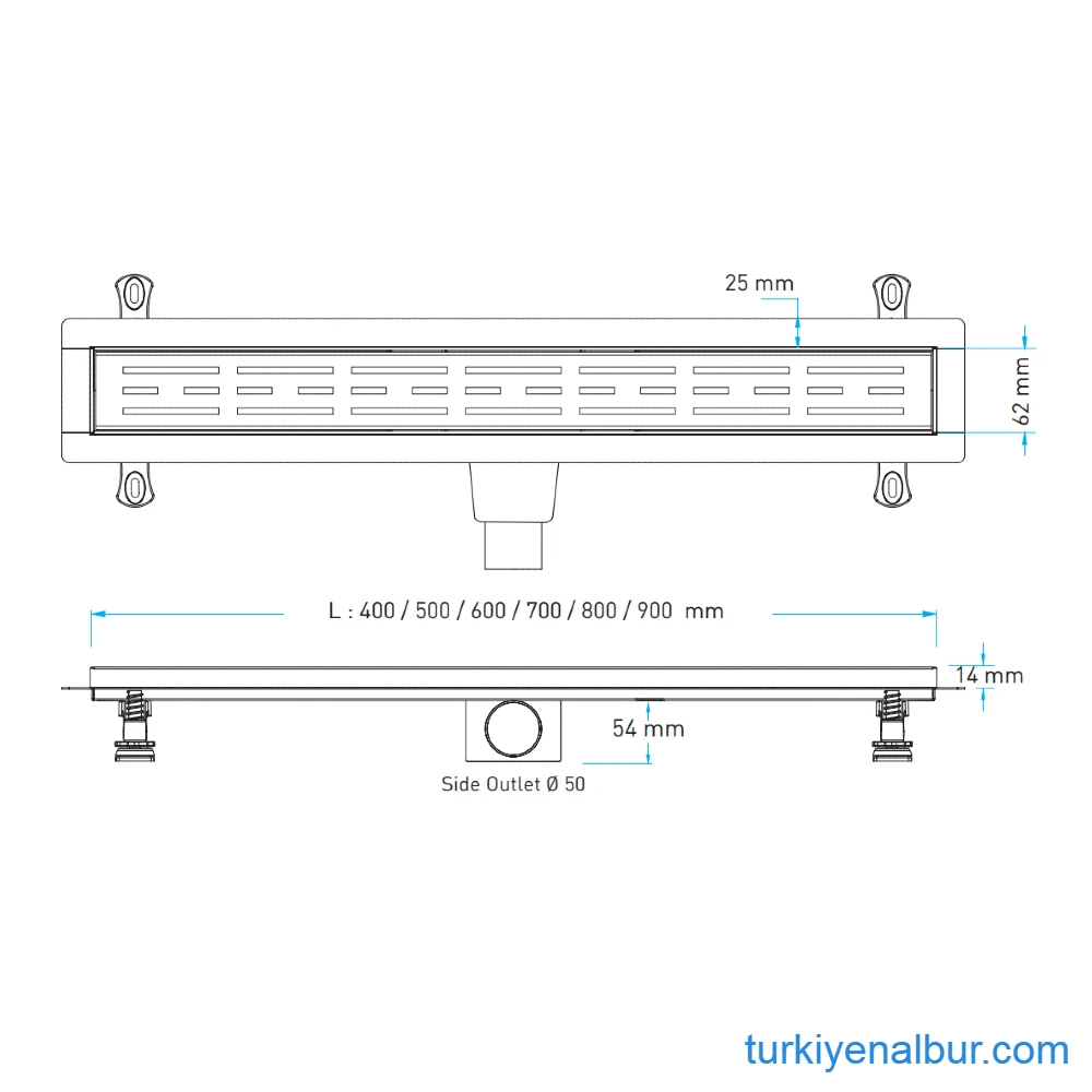 valtemo-starline-gold-trenyd-dus-kanali-olculeri-boyutu Valtemo Starline Gold Trendy Duş Kanalı Ölçüleri ve Boyutunu Gösteren Görsel
