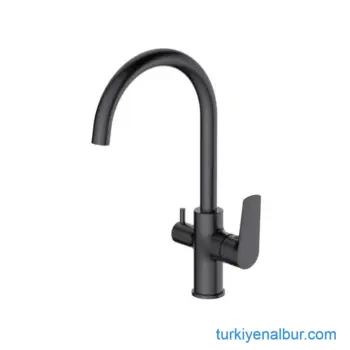 Valtemo Versa VM-2543 Art Gray Antrasit Arıtmalı Mutfak Eviye Bataryası