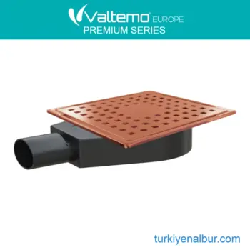Valtemo VFD-763515 Inox-S Base Bronze Yer Süzgeci