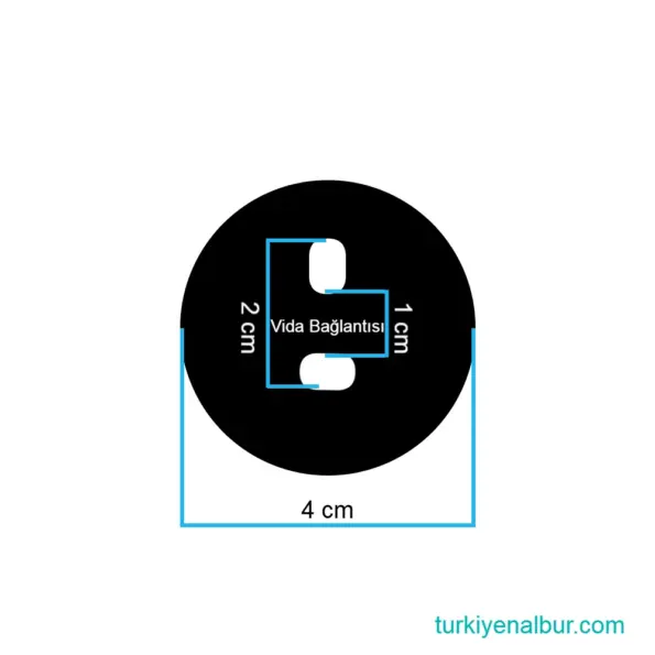 Valtemo Mat Krom Tepe Duş Seti Yönlendiricisi - Butonlu VS-308 83 Valtemo VS-308 Push Mode Butonlu Yönlendirici Vida Bağlantı Yerleri