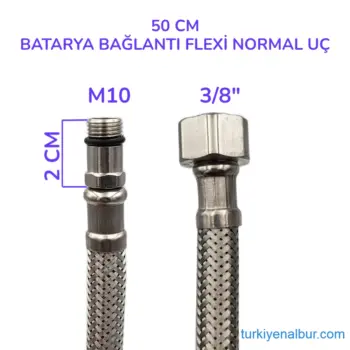 50 Cm Batarya Bağlantı Flexi Normal Uçlu