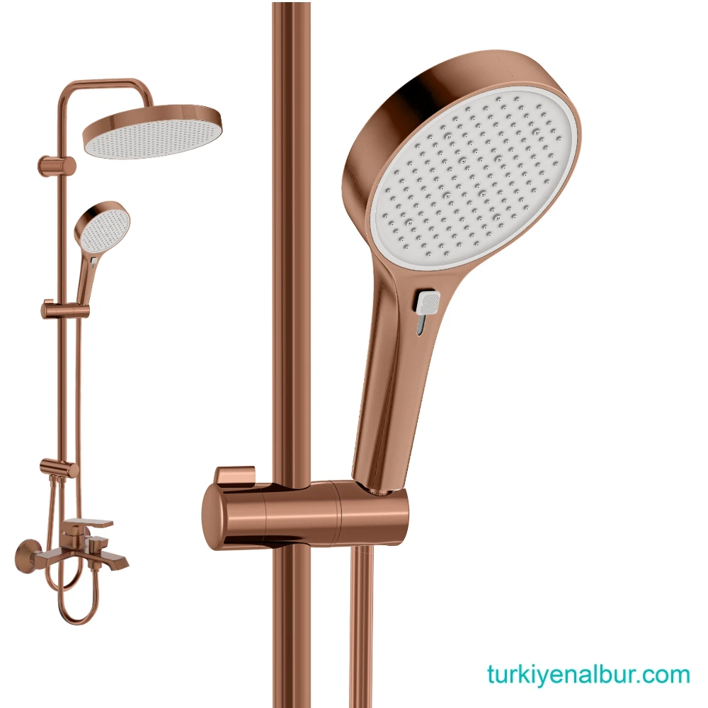valtemo-valentini-fircalanmis-bronz-yagmurlama-bataryali-dus-seti-vs-3195 Valtemo Valentini Fırçalanmış Bronz Yağmurlama Bataryalı Duş Seti VS-3195