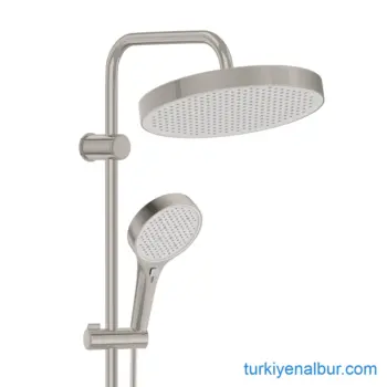 Valtemo VS-2922 Bigart Fırçalanmış Nikel Yağmurlama Duş Seti